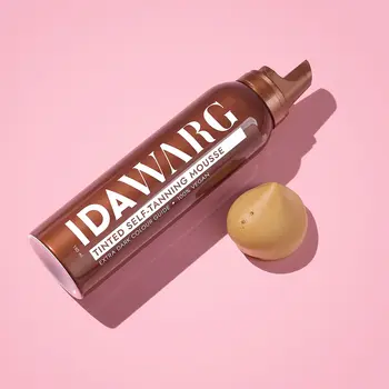 Ida Warg Tinted Self-Tanning Mousse, samoopalacz w musie do ciała, Extra Dark, 150 ml