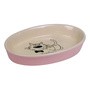 Nobby, owalna miska ceramiczna dla kota, różowo-beżowa, 120 ml, 1 szt.