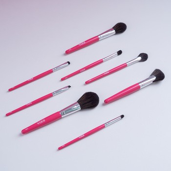 IBRA Makeup Candy, zestaw profesjonalnych pędzli, 8 szt.