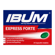 Ibum Express Forte, 400 mg, kapsułki miękkie, 24 szt.