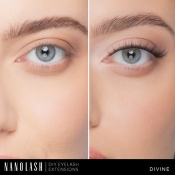 Nanolash DIY Eyelash Extensions Starter Kit, zestaw startowy do aplikacji sztucznych rzęs, Divine, 1 szt.