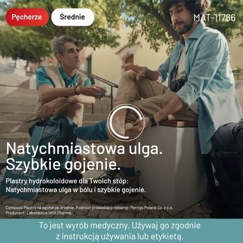 Compeed, plastry na pęcherze, średnie, 5 szt.