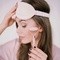 Zestaw Crystallove Rose Quartz, roller do twarzy + płytka gua sha + buteleczka roll-on, 1 szt.