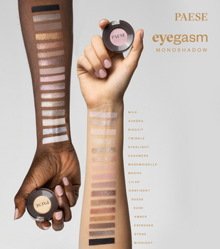 Paese Eyegasm, cień do powiek monoshadow, 01 milk, 1,5 g