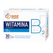 alt DOZ PRODUCT Witamina B2, tabletki powlekane, 30 szt.
