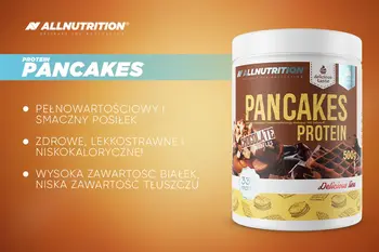 Allnutrition Pancakes Protein, mieszanka o smaku czekoladowym, 500 g