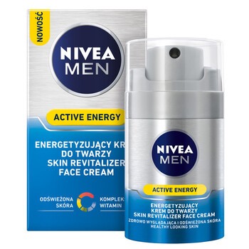Nivea Men Active Energy, energetyzujący krem do twarzy, 50 ml