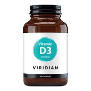 Viridian Witamina D3 2000IU, kapsułki, 60 szt.