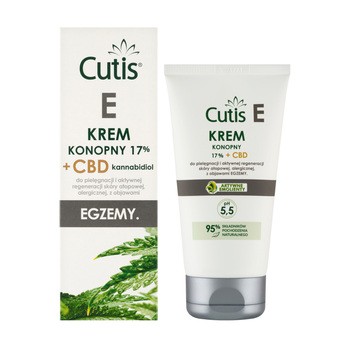 Cutis E, krem konopny 17% + CBD, 120 ml