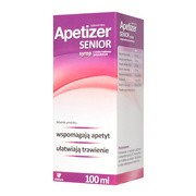 Apetizer Senior, syrop, smak malinowo-porzeczkowy, 100 ml