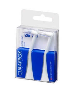 Curaprox Hydrosonic Single Duo, główki szczoteczek ,biały/niebieski, 2 szt.