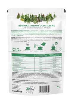Purella SuperHerbs, mieszanka ziół Oczyszczanie, 35 g