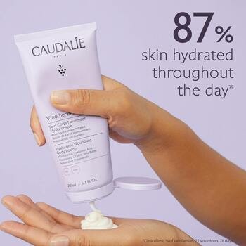 Caudalie Vinotherapist, nawilżający balsam do ciała z kwasem hialuronowym, 400 ml