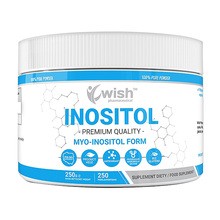 Wish Inositol Myo-Inositol Form, proszek, 250 g