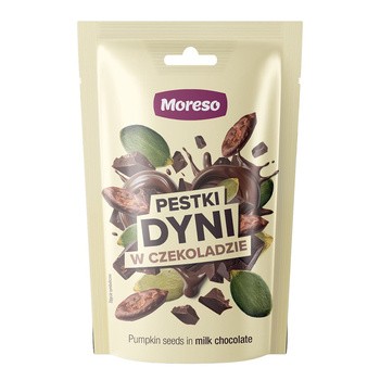 Moreso, Quick Choco, pestki dyni w mlecznej czekoladzie, 70 g