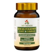 My Herbs Kwas Foliowy z wit. B Complex, kapsułki, 120 szt. https://azcdn.doz.pl/image/d/product/d41055c9-scale-180x180.png