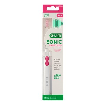 Gum Sonic Sensitive, soniczna szczoteczka do zębów, 1 szt.