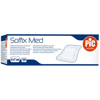 PiC Soffix Med, plaster sterylny, pooperacyjny, 5 x 7 cm, 100 szt.