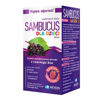 Sambucus dla dzieci, syrop, 120 ml