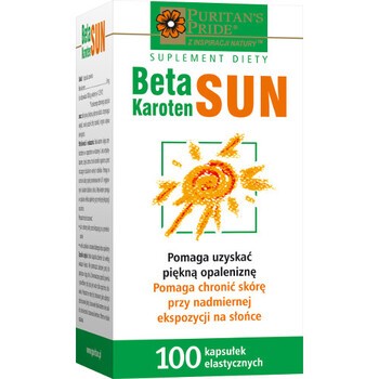 Beta Karoten Sun, kapsułki, 100 szt