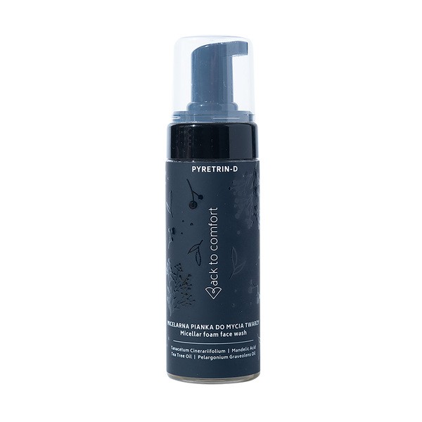 Back to Comfort Back to Comfort Pyretrin-D, mizellar Schaum zur Gesichtsreinigung, 150 ml — Inhaltsstoffe und Bewertung