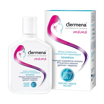 Dermena Mama, szampon do włosów osłabionych i nadmiernie wypadających, 200 ml