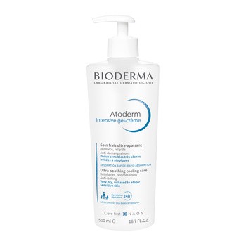 Bioderma Atoderm Intensive gel-creme, balsam nawilżająco-kojący, 500ml