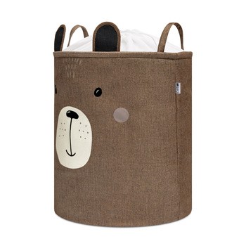 Sipo, kosz na zabawki XXL, Brązowy Miś, 1 szt.
