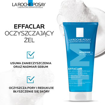 La Roche-Posay Effaclar, oczyszczający żel do skóry tłustej, 200 ml