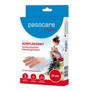 Pasocare Mix Plus, zestaw plastrów hipoalergicznych, 20 szt. https://azcdn.doz.pl/image/d/product/58dfe9d0-scale-180x180.png