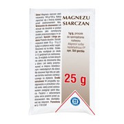 Magnezu siarczan (Magnesium sulfas), proszek do sporządzania roztworu, 25 g (Hasco)