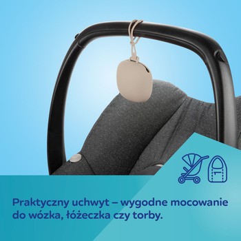 Canpol babies, silikonowe etui na smoczki, beżowe, 1 szt.