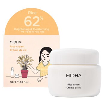 Midha Rice Cream, krem odżywczo-nawilżający z kompleksem ryżowym, 50 ml