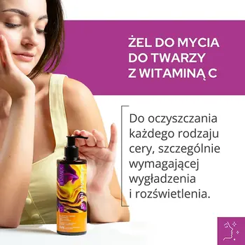 Vianek, prebiotyczny żel do mycia twarzy z witaminą C, 300 ml
