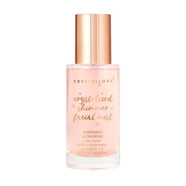 Crystallove Crystallove, mgiełka do twarzy z kwarcem różowym i różą, 100 ml — Inhaltsstoffe und Bewertung