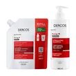 Zestaw Dercos Energy+, szampon wzmacniający, 400 ml + opakowanie uzupełniające, 400 ml