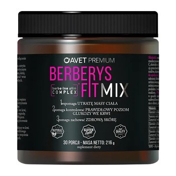 Berberys Fit Mix Avet Premium, proszek, 216 g