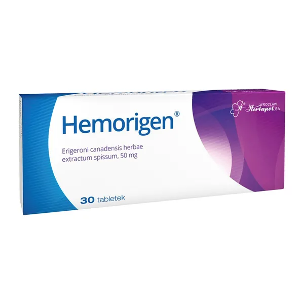 Hemorigen 50 mg 30 tabletek [HERBAPOL]