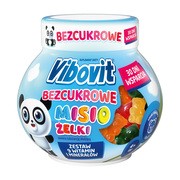 Vibovit Bezcukrowe Misio Żelki, smak owocowy, 120 g (ok. 30 szt.) https://azcdn.doz.pl/image/d/product/958426b8-scale-180x180.png