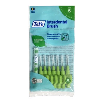 TePe Original, szczoteczki międzyzębowe, zielone (0,8 mm), 8 szt.