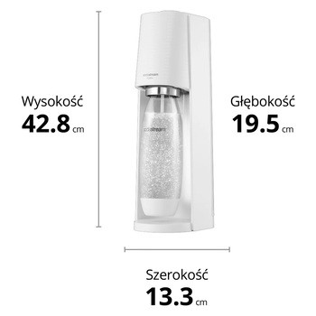 SodaStream, Saturator Terra, biały 60L
