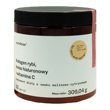 Sundose For Skin Anti-Aging, proszek, smak malina - cytryna, 309,04 g