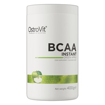 OstroVit BCAA Instant, proszek, zielone jabłko, 400 g