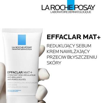 La Roche-Posay Effaclar Mat, seboregulujący krem przeciw błyszczeniu skóry, 40 ml