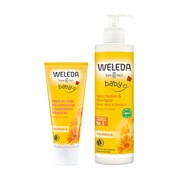 Zestaw Weleda Baby Calendula, szampon i płyn do mycia ciała, 400 ml + krem do ciała dla niemowląt z nagietkiem lekarskim, 75 ml https://azcdn.doz.pl/image/d/product/4fee7e35-scale-180x180.png