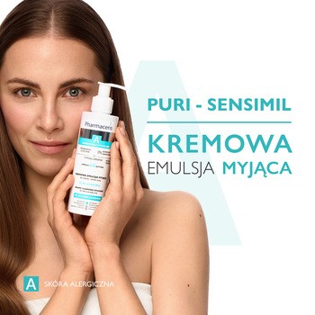 Pharmaceris A Puri-Sensimil, kremowa emulsja myjąca do twarzy i okolic oczu, 190 ml