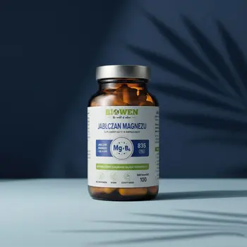 Biowen Jabłczan magnezu z witaminą B6, kapsułki, 100 szt.