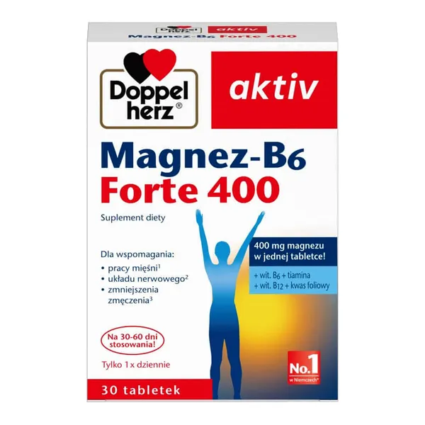 DoppelherzaktivMagnez-B6Forte400,tabletki,30szt.