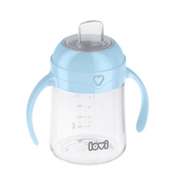 Canpol Lovi, pierwszy kubek z ustnikiem, 6 m+, blue, 150 ml