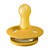 BIBS, smoczek uspokajający, kauczukowy, Mustard, 0-6 m, rozmiar S, 1 szt.